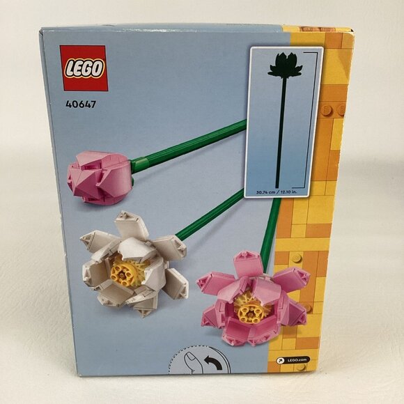 Lego Lotus Flower Building Set 40647 Creator Botanical Collection Sealed 2023 - Picture 4 of 6